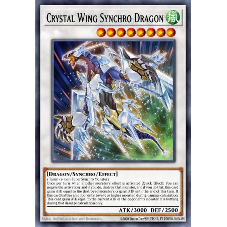 Crystal Wing Synchro Dragon (Rare)