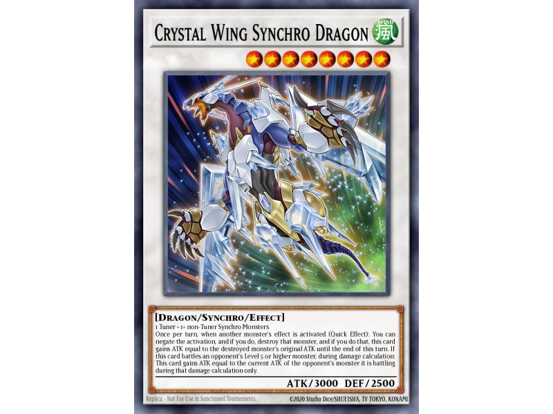 Crystal Wing Synchro Dragon (Rare)