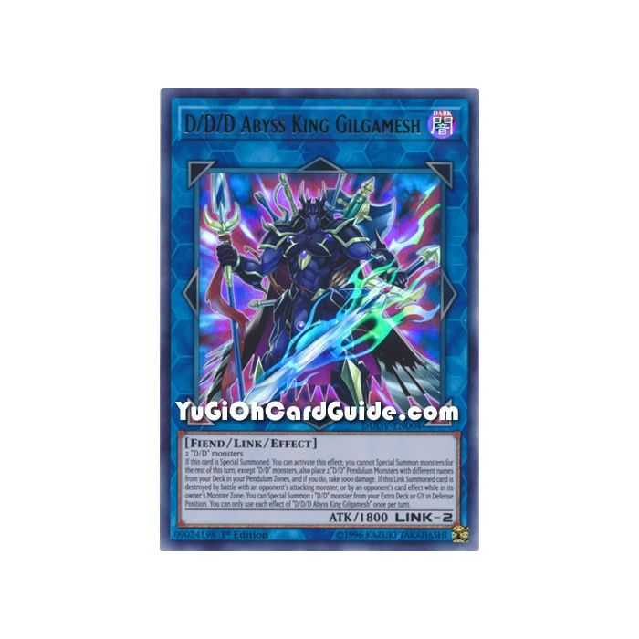 D/D/D Abyss King Gilgamesh (Ultra Rare) – Duel Overload | Carta YUGIOH en México