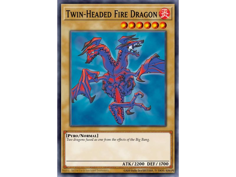 Twin-Headed Fire Dragon (Common)