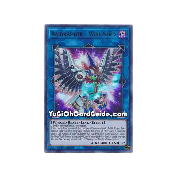Raidraptor - Wise Strix (Ultra Rare) – Duel Overload | Carta YUGIOH en México