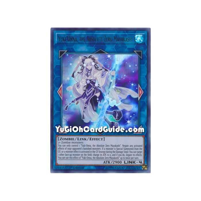 Yuki-Onna, the Absolute Zero Mayakashi (Ultra Rare) – Duel Overload | Carta YUGIOH en México