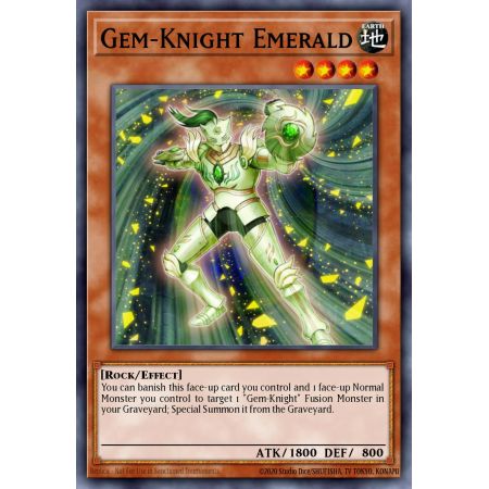 Gem-Knight Emerald (Rare)
