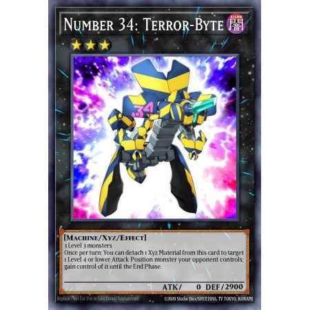 Number 34: Terror-Byte (Secret Rare)
