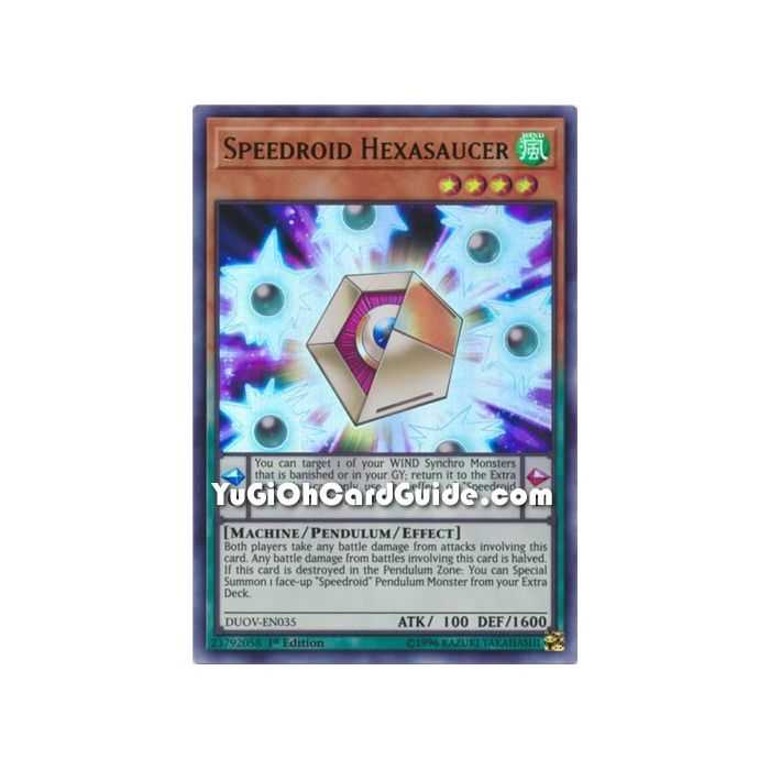 Speedroid Hexasaucer (Ultra Rare) – Duel Overload | Carta YUGIOH en México