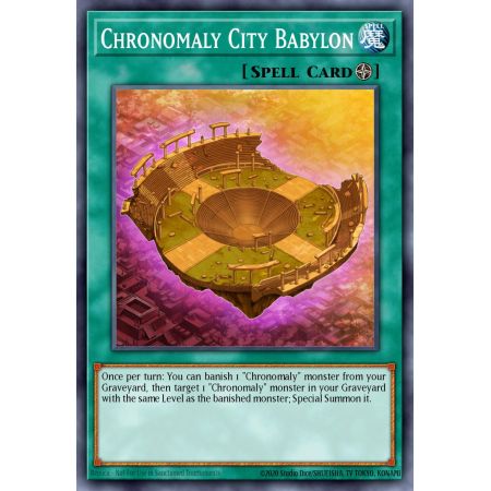 Chronomaly City Babylon (Gold Secret Rare)
