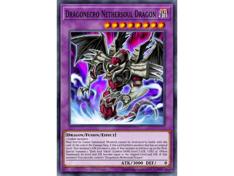 Dragonecro Nethersoul Dragon (Gold Secret Rare)