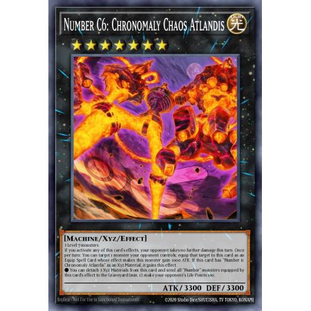 Number C6: Chronomaly Chaos Atlandis (Gold Secret Rare)