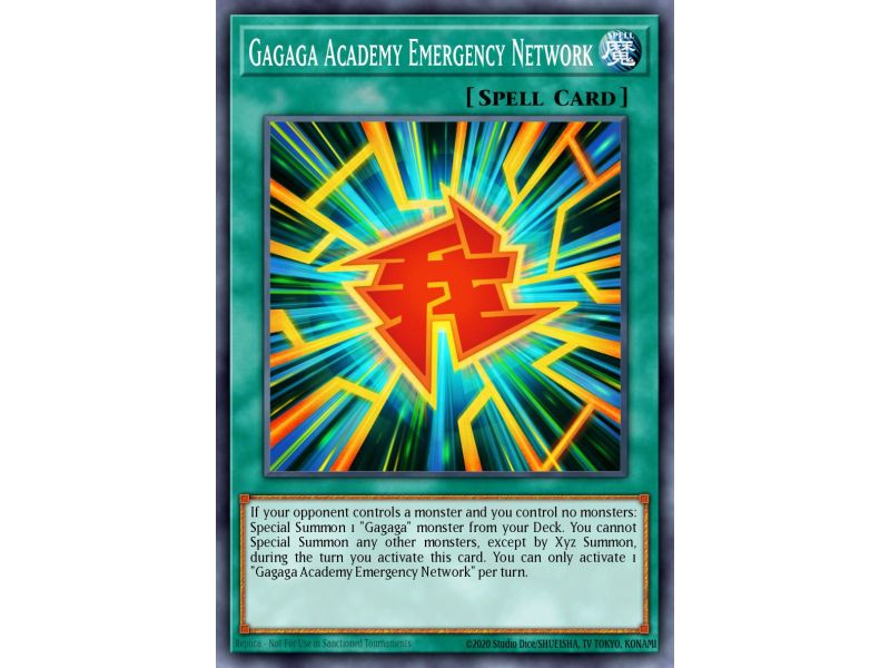 Gagaga Academy Emergency Network (Gold Secret Rare)