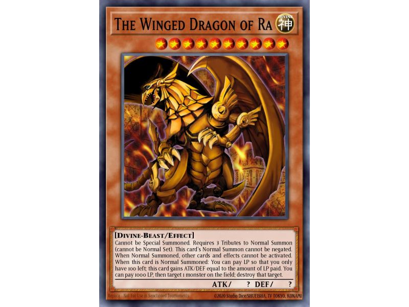 The Winged Dragon of Ra (Gold Secret Rare)