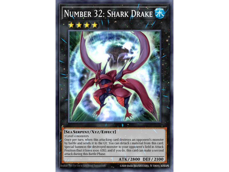 Number 32: Shark Drake (Gold Rare)