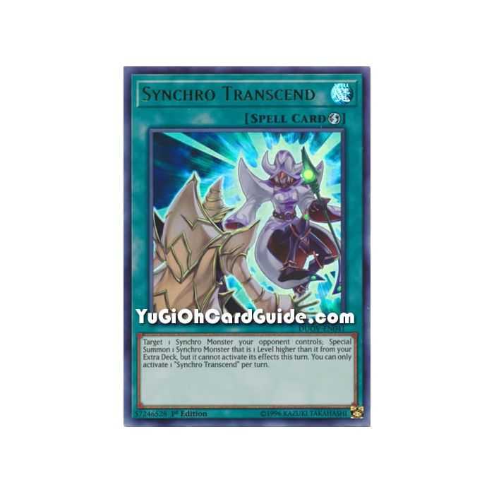 Synchro Transcend (Ultra Rare) – Duel Overload | Carta YUGIOH en México