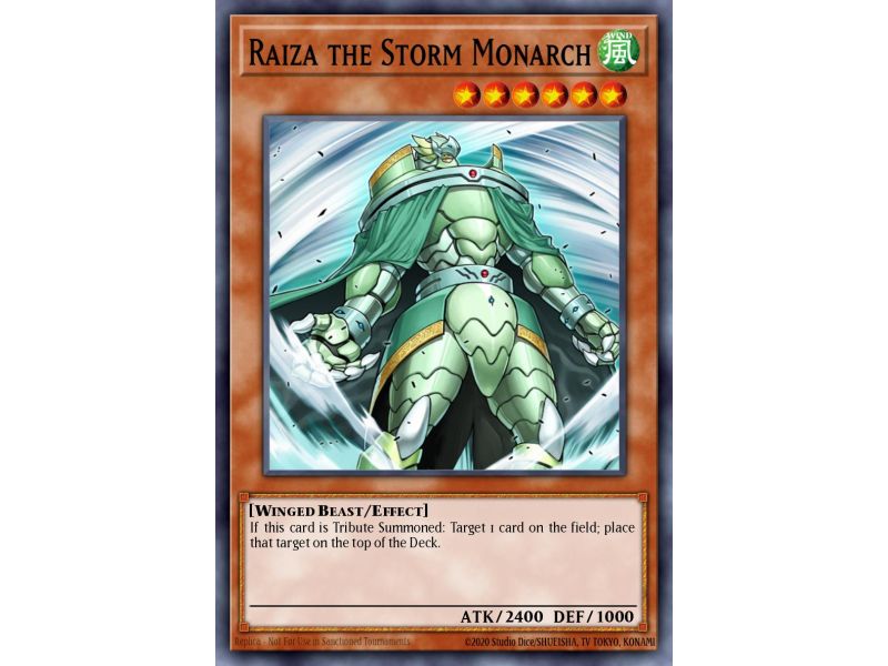 Raiza the Storm Monarch (Gold Rare)