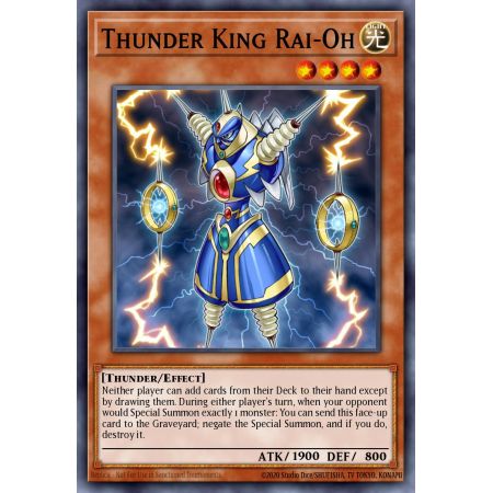 Thunder King Rai-Oh (Gold Rare)