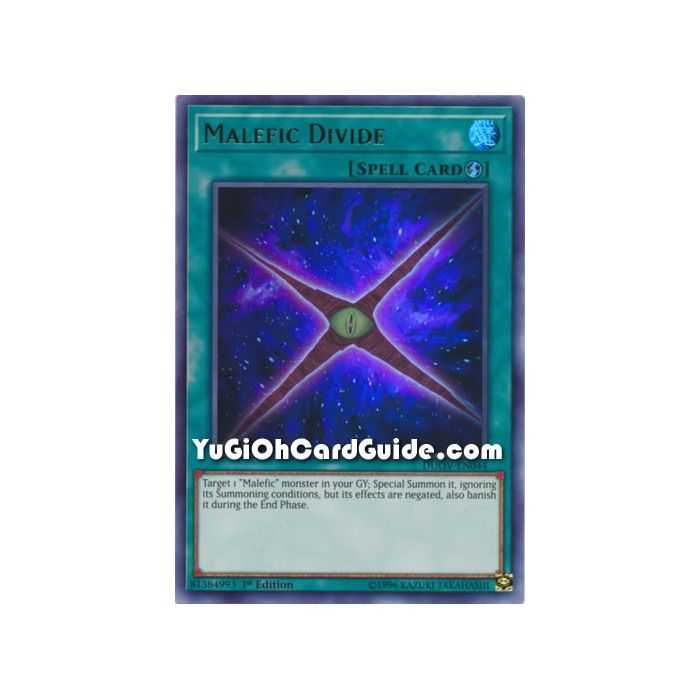 Malefic Divide (Ultra Rare) – Duel Overload | Carta YUGIOH en México