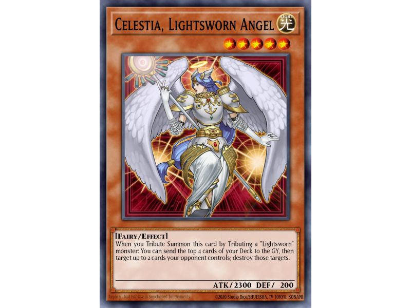 Celestia, Lightsworn Angel (Gold Rare)
