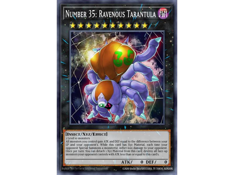Number 35: Ravenous Tarantula (Gold Secret Rare)