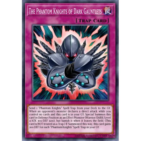The Phantom Knights of Dark Gauntlets (Gold Secret Rare)