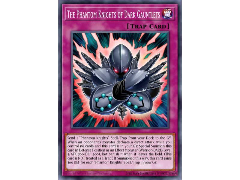 The Phantom Knights of Dark Gauntlets (Gold Secret Rare)
