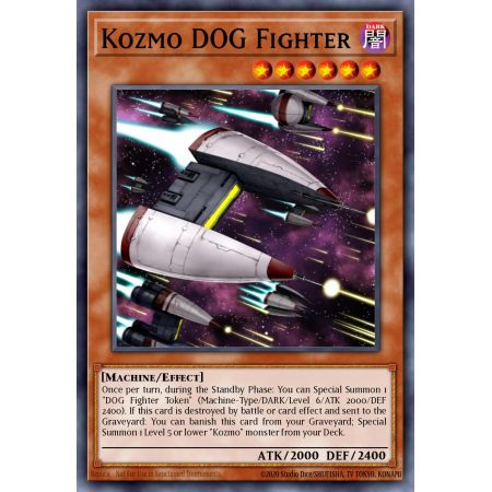 Kozmo DOG Fighter (Gold Secret Rare)