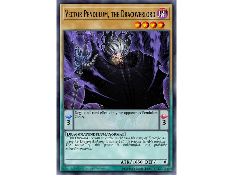 Vector Pendulum, the Dracoverlord (Gold Rare)