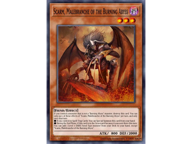 Scarm, Malebranche of the Burning Abyss (Gold Rare)