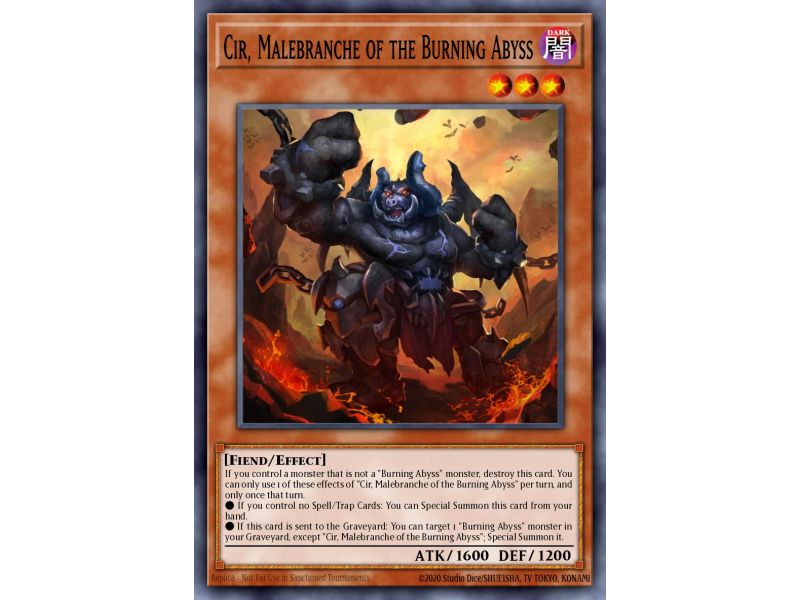 Cir, Malebranche of the Burning Abyss (Gold Rare)