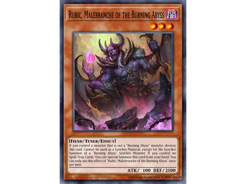 Rubic, Malebranche of the Burning Abyss (Gold Rare)