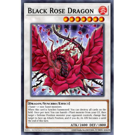Black Rose Dragon (Gold Rare)