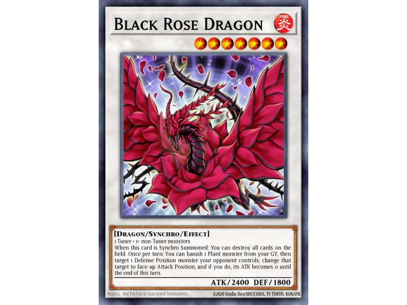 Black Rose Dragon (Gold Rare)
