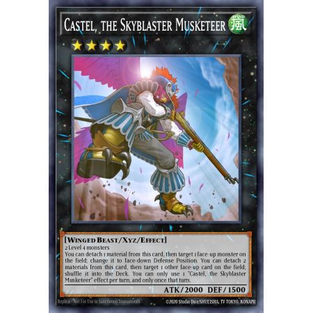 Castel, the Skyblaster Musketeer (Gold Rare)