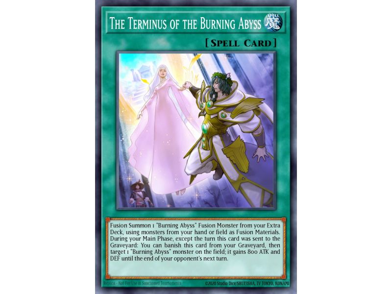 The Terminus of the Burning Abyss (Gold Rare)