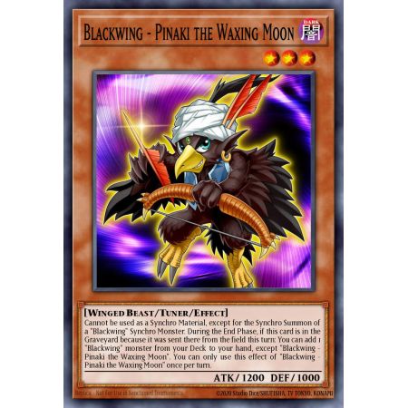 Blackwing - Pinaki the Waxing Moon (Gold Secret Rare)
