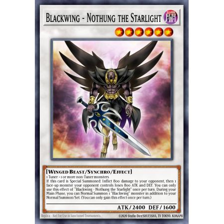 Blackwing - Nothung the Starlight (Gold Secret Rare)