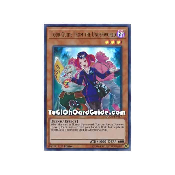 Tour Guide from Underworld (Ultra Rare) – Duel Overload | Carta YUGIOH en México