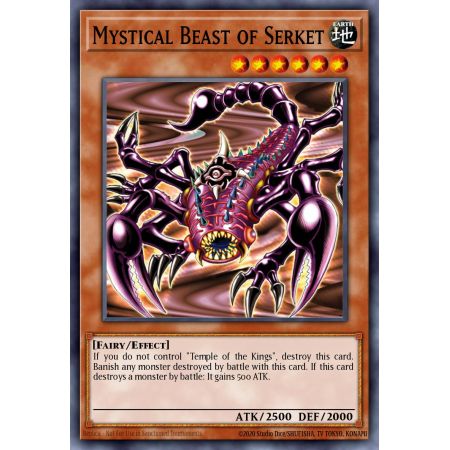 Mystical Beast of Serket (Gold Rare)