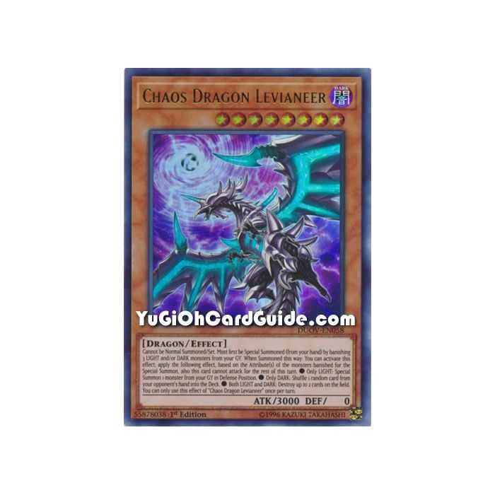 Chaos Dragon Levianeer (Ultra Rare) – Duel Overload | Carta YUGIOH en México