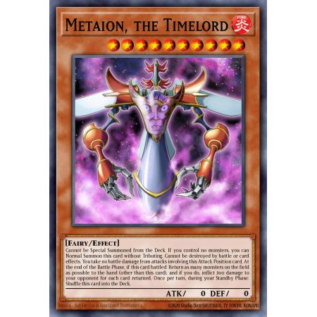 Metaion, the Timelord (Gold Rare)