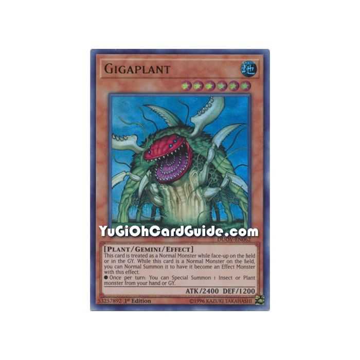 Gigaplant (Ultra Rare) – Duel Overload | Carta YUGIOH en México