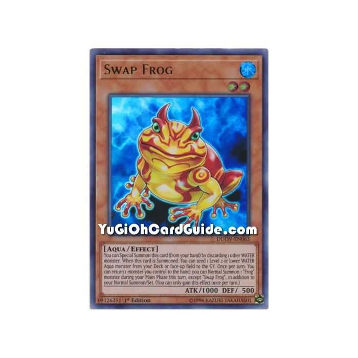 Swap Frog (Ultra Rare) – Duel Overload | Carta YUGIOH en México