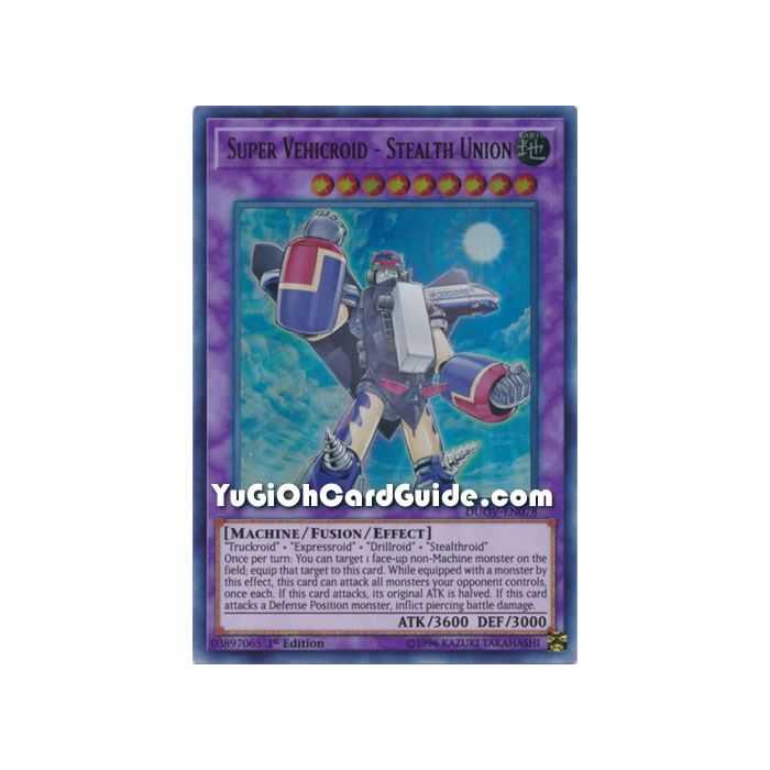Super Vehicroid - Stealth Union (Ultra Rare) – Duel Overload | Carta YUGIOH en México