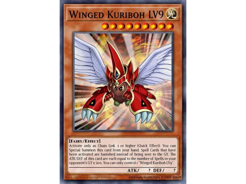 Winged Kuriboh LV9 (Rare)