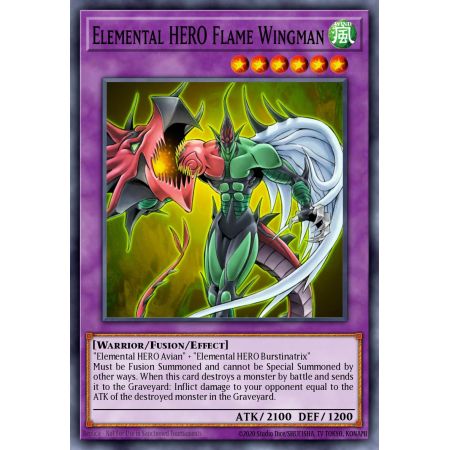 Elemental HERO Flame Wingman (Rare)