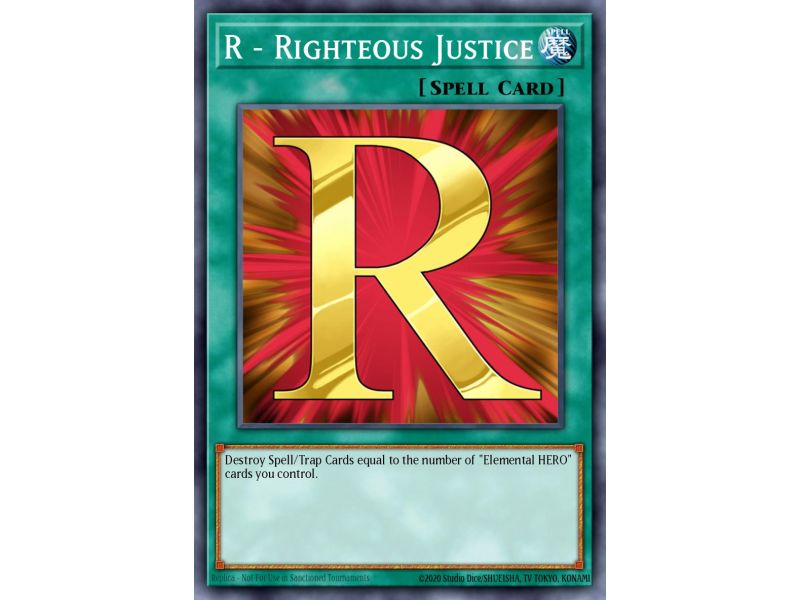 R - Righteous Justice (Secret Rare)