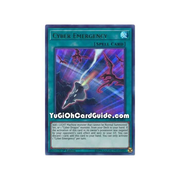 Cyber Emergency (Ultra Rare) – Duel Overload | Carta YUGIOH en México
