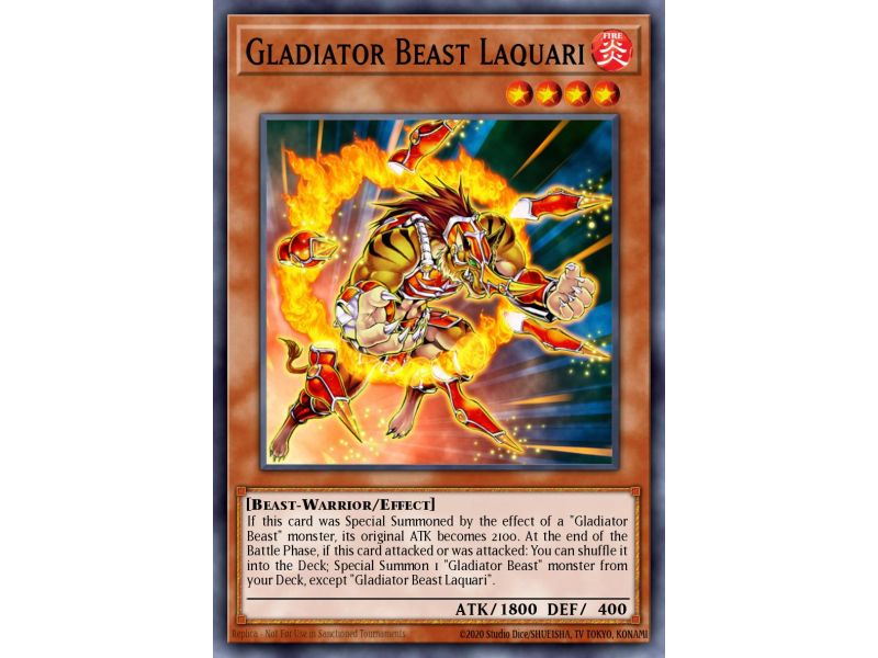 Gladiator Beast Laquari (Secret Rare)