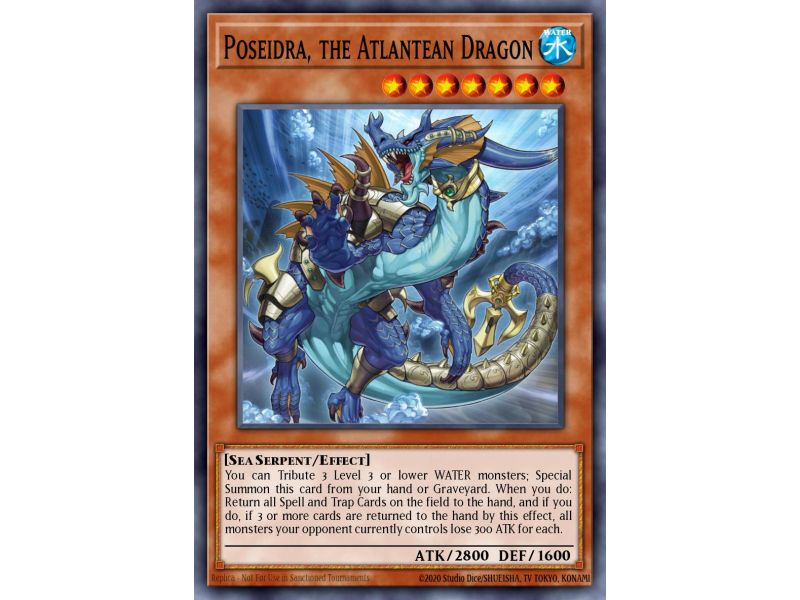 Poseidra, the Atlantean Dragon (Ultra Rare)