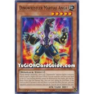 Dinowrestler Martial Anga (Common) – Dark Neostorm | Carta YUGIOH en México