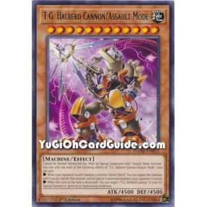 T.G. Halberd Cannon/Assault Mode (Rare) – Dark Neostorm | Carta YUGIOH en México