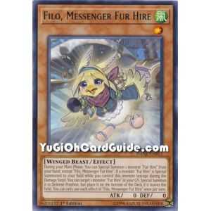 Filo, Messenger Fur Hire (Rare) – Dark Neostorm | Carta YUGIOH en México